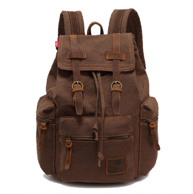 Avery Vintage Canvas Backpack